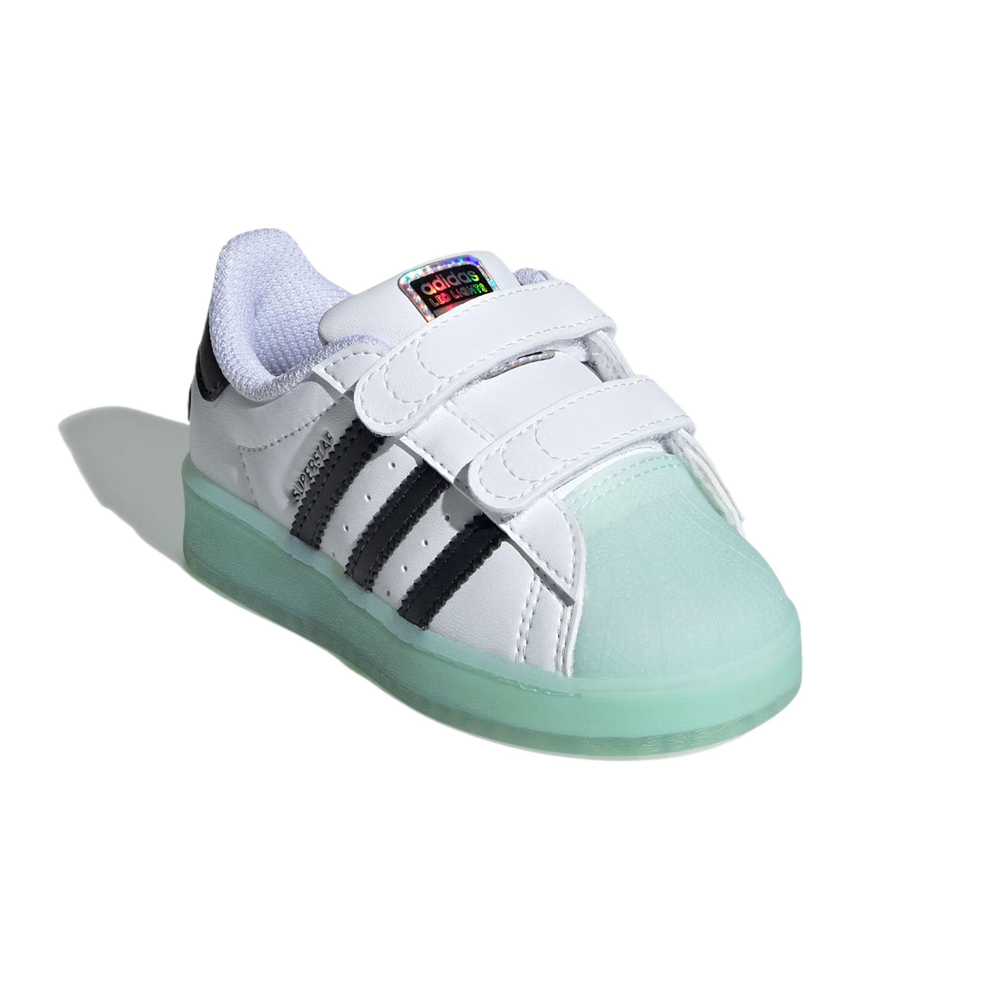 Lookbook (TD) adidas Superstar CF I ''LED Lights - Putih Semi Flash Aqua'' IG7005