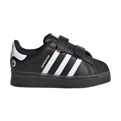 (Infant) adidas Superstar Led Light CMFT Closure Core Black Cloud White