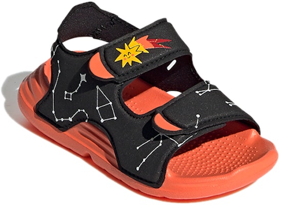 (Toddler) adidas Swim Sandal I Sandals Black/Orange GX2449 Lookbook (Toddler) adidas Swim Sandal I Sandals Black/Orange GX2449