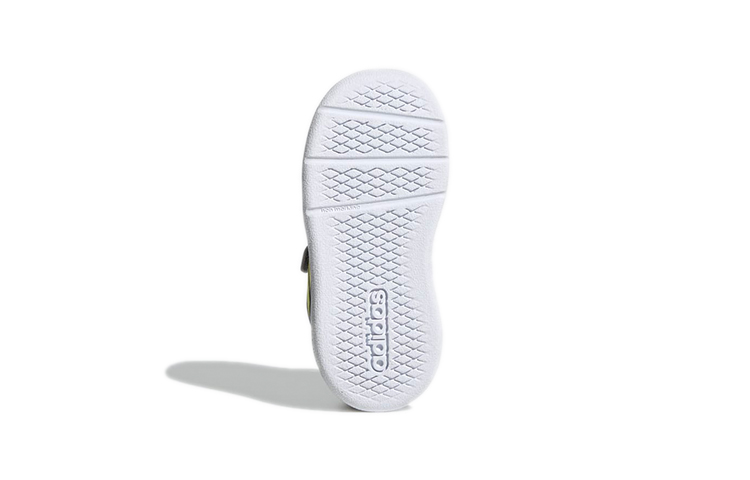 (Infant) adidas Tensaur 'Grey Yellow' 圖 6