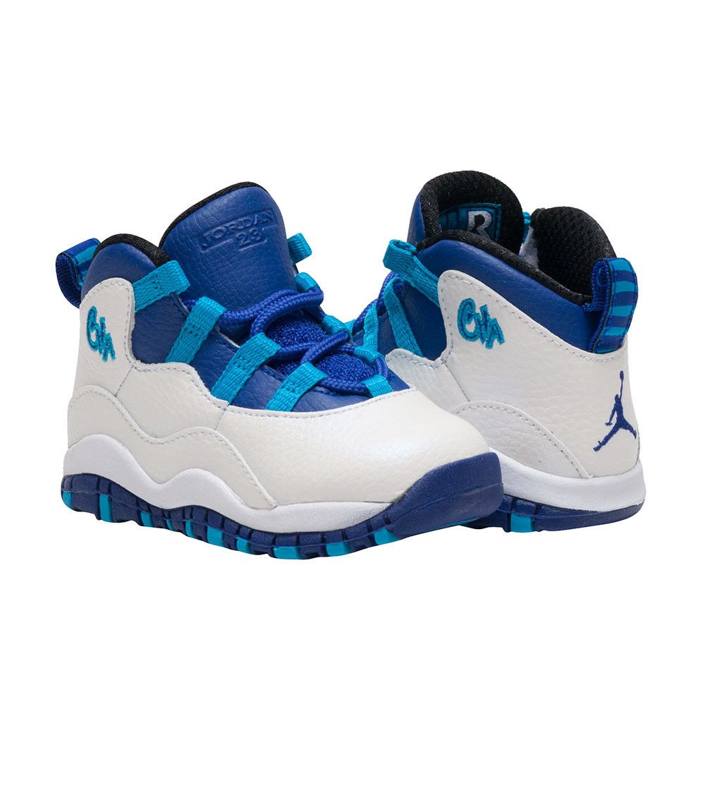 Buy (嬰兒) Air Jordan 10 復刻版 BT 'Charlotte Hornets' 310808-107