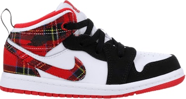 (Infant) Air Jordan 1 Mid 'Bad Santa' 640735-607 (Infant) Air Jordan 1 Mid 'Bad Santa' 640735-607