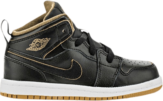 (TD) Air Jordan 1 Mid 'Hitam Emas Metalik' 640735-042 Buy (TD) Air Jordan 1 Mid 'Hitam Emas Metalik' 640735-042