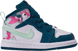 (Infant) Air Jordan 1 Mid 'Green Abyss Frosted Spruce' 644507-300 (Infant) Air Jordan 1 Mid 'Green Abyss Frosted Spruce' 644507-300