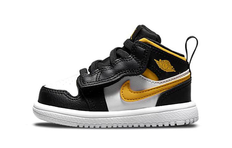 Buy (TD) Air Jordan 1 Mid 替代黑金‘白’ AR6352-177