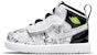 (TD) Air Jordan 1 Mid Alt SE 'Putih Hitam Graffiti' DH9682-100