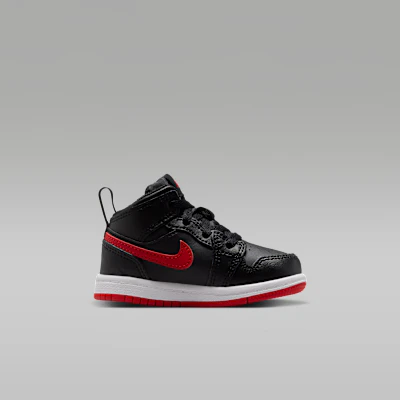 (Infant) Air Jordan 1 Mid Black/White/University Red DQ8425-005 Lookbook (Infant) Air Jordan 1 Mid Black/White/University Red DQ8425-005