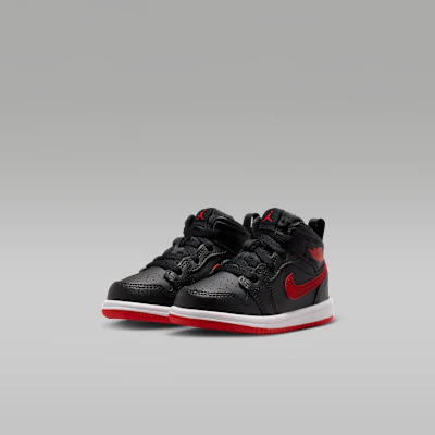 (Infant) Air Jordan 1 Mid Black/White/University Red DQ8425-005 Purchase (Infant) Air Jordan 1 Mid Black/White/University Red DQ8425-005