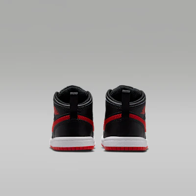 (Infant) Air Jordan 1 Mid Black/White/University Red DQ8425-005 Details for (Infant) Air Jordan 1 Mid Black/White/University Red DQ8425-005
