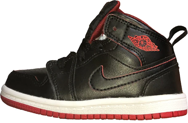 (TD) Air Jordan 1 Mid BT 'Bred' Sepatu Anak 640735-028 Buy (TD) Air Jordan 1 Mid BT 'Bred' Sepatu Anak 640735-028