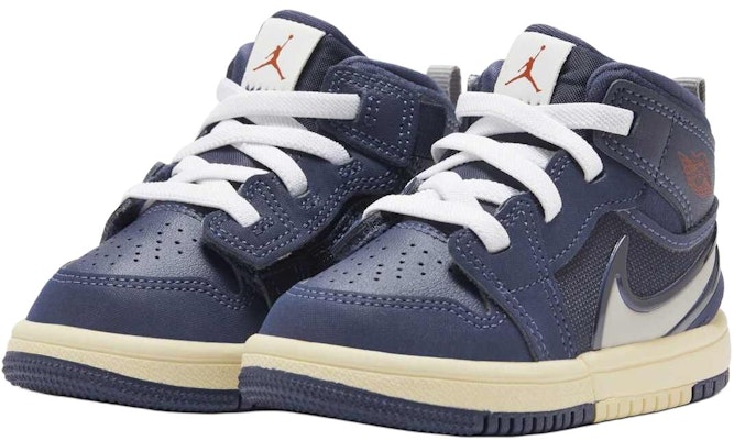 (Infant) Air Jordan 1 Mid RM EasyOn 'Midnight Navy' FQ1283-400 Lookbook (Infant) Air Jordan 1 Mid RM EasyOn 'Midnight Navy' FQ1283-400