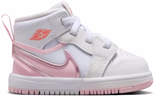 (Infant) Air Jordan 1 Mid RM EasyOn 'White Pink Foam' FQ1283-101 (Infant) Air Jordan 1 Mid RM EasyOn 'White Pink Foam' FQ1283-101