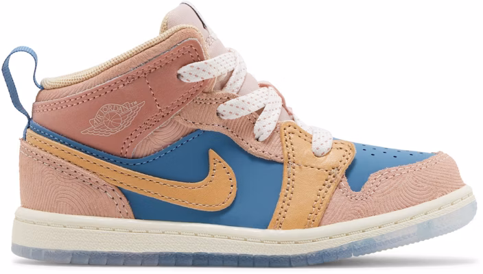 嬰幼兒 Jordan Air Jordan 1 MID SS '禪' 舒適 防滑耐磨 中筒 學步鞋 棕褐色 Buy 嬰幼兒 Jordan Air Jordan 1 MID SS '禪' 舒適 防滑耐磨 中筒 學步鞋 棕褐色