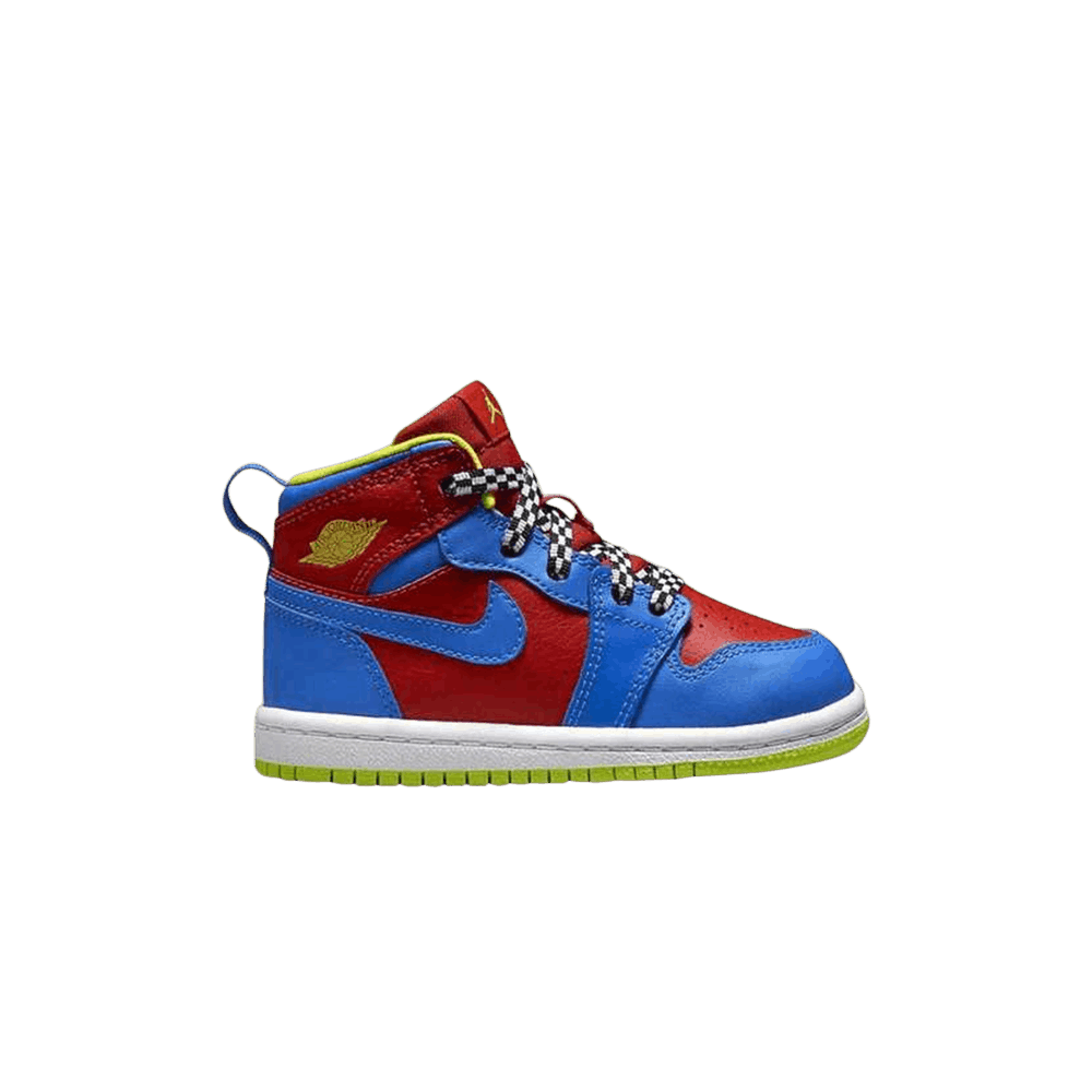 Buy (TD) Air Jordan 1 Retro High 'Rojo Cibernético Azul' 705304-615