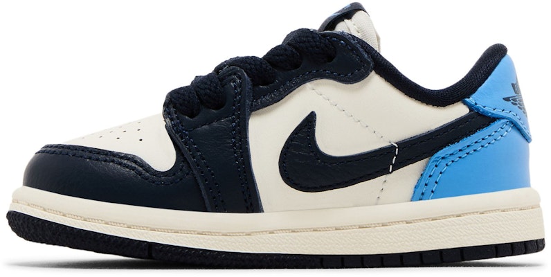 (Toddler) Air Jordan 1 Retro Low OG 'Obsidian UNC' FQ5435-400 Lookbook (Toddler) Air Jordan 1 Retro Low OG 'Obsidian UNC' FQ5435-400