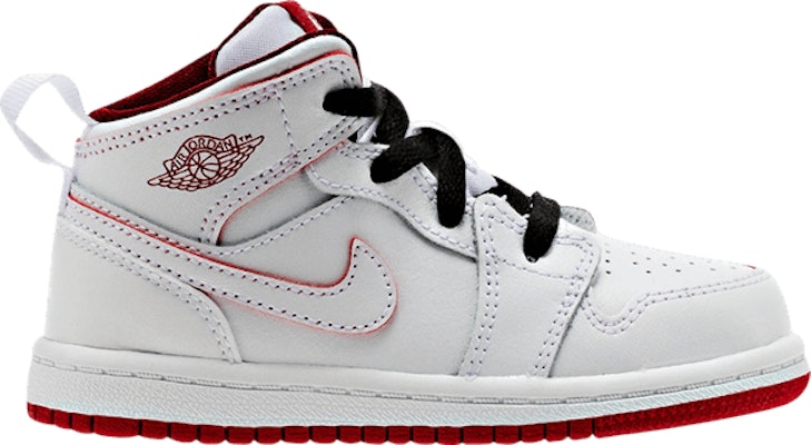 (TD) 에어 조던 1 레트로 미드 '화이트 레드' 640735-103 Buy (TD) 에어 조던 1 레트로 미드 '화이트 레드' 640735-103