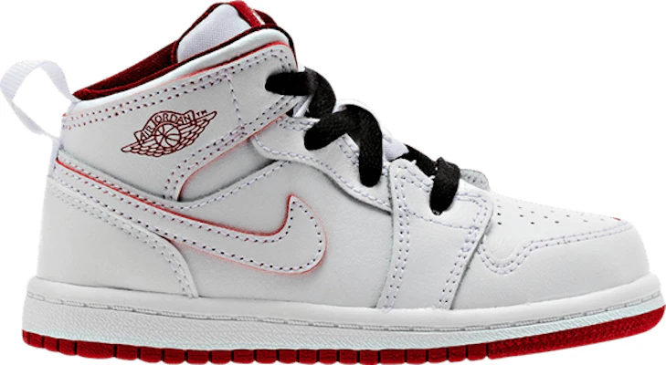 (Infant) Air Jordan 1 Retro Mid 'White Red' 640735-103 Buy (Infant) Air Jordan 1 Retro Mid 'White Red' 640735-103
