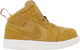 (Infant) Air Jordan 1 Retro Mid BT 'Wheat' 640735-725 (Infant) Air Jordan 1 Retro Mid BT 'Wheat' 640735-725