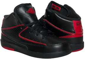 (Infant) Air Jordan 2 Retro BT 'Black Varsity Red' 395720-002 (Infant) Air Jordan 2 Retro BT 'Black Varsity Red' 395720-002