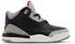 (TD) Air Jordan 3 Retro OG 2024 'Black Cement' Hitam Simen DM0968-010