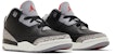 (TD) Air Jordan 3 Retro OG 2024 'Black Cement' Hitam Simen DM0968-010