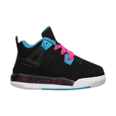 (Infant) Jordan 4 Retro 'Black Vivid Pink'