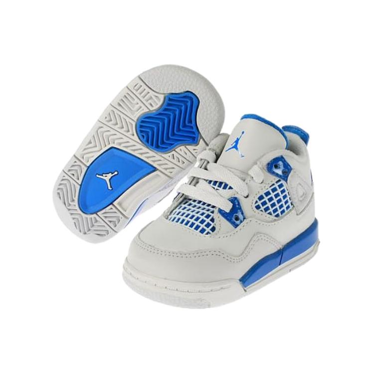 Shop (Infant) Air Jordan 4 Retro 'Military Blue' 308500-105