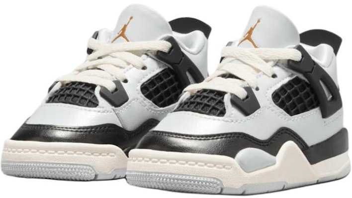 (Infant) Air Jordan 4 Retro 'Platinum Gold' FZ8584-070 Lookbook (Infant) Air Jordan 4 Retro 'Platinum Gold' FZ8584-070