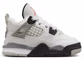 (Infant) Air Jordan 4 Retro OG 2025 'White Cement' IB4387-100 (Infant) Air Jordan 4 Retro OG 2025 'White Cement' IB4387-100