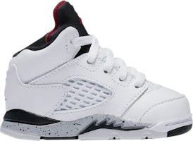 (Infant) Air Jordan 5 Retro 'White Cement' 440890-104 (Infant) Air Jordan 5 Retro 'White Cement' 440890-104