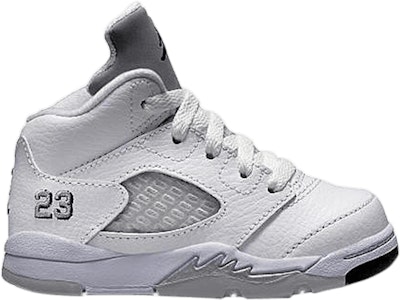 (嬰兒) Air Jordan 5 復刻版 '白色金屬銀' 440890-130 Buy (嬰兒) Air Jordan 5 復刻版 '白色金屬銀' 440890-130