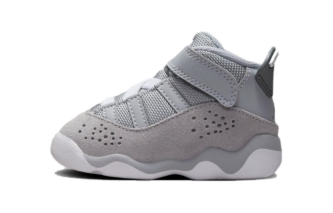 (Infant) Air Jordan 6 Rings 'Cool Grey' 323420-009