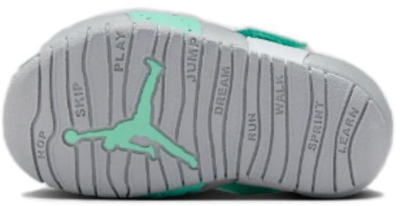 (TD) Air Jordan Flare Verde Glow Gris Lobo Blanco Negro CI7850-302 Details for (TD) Air Jordan Flare Verde Glow Gris Lobo Blanco Negro CI7850-302