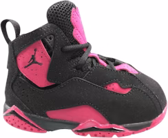 (Infant) Air Jordan True Flight GT 'Black Sport Fuchsia' 645071-006 (Infant) Air Jordan True Flight GT 'Black Sport Fuchsia' 645071-006