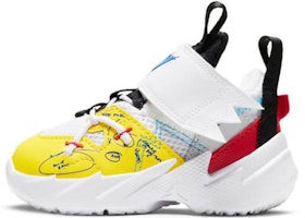 (Toddler) Air Jordan Why Not Zer03 SE 3 'White Yellow Red' CN8109-100 (Toddler) Air Jordan Why Not Zer03 SE 3 'White Yellow Red' CN8109-100