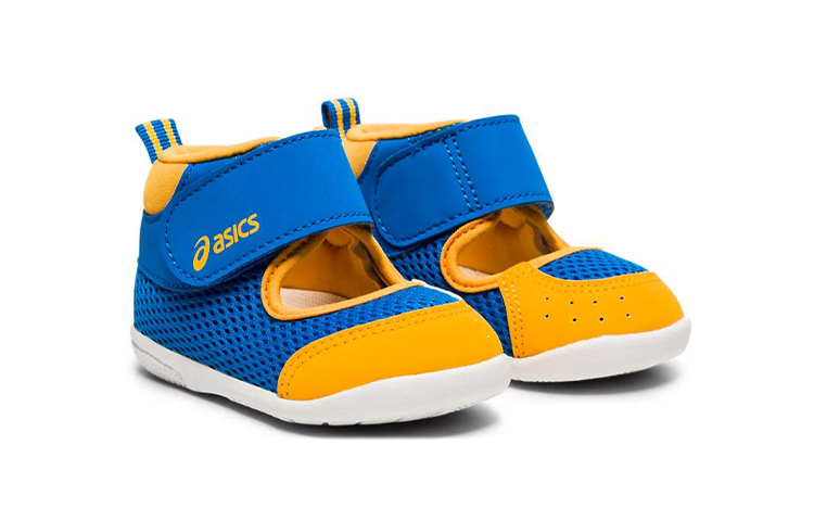Lookbook (Infant) ASICS Amphibian First 2 'Blue Yellow Colorblock' TUS117-415
