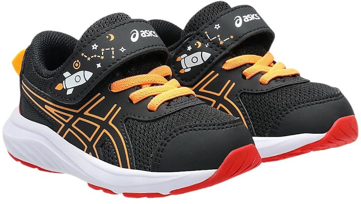 (Infant) ASICS Contend 9 TS School Yard 'Black Orange Pop' 1014A365-001 Lookbook (Infant) ASICS Contend 9 TS School Yard 'Black Orange Pop' 1014A365-001