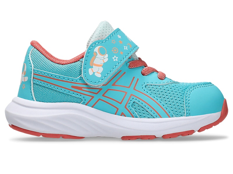 (Infant) ASICS Contend 9 TS School Yard 'Energy Aqua Papaya' 1014A365-400