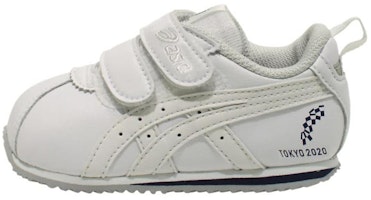 (Infant) ASICS Corsair SL 'Magic Tape White Low-Top' 1144A059-100 (Infant) ASICS Corsair SL 'Magic Tape White Low-Top' 1144A059-100