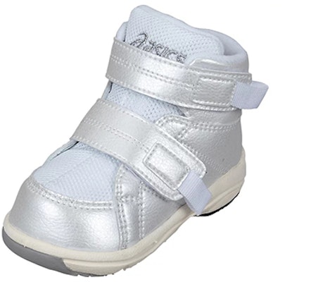 (Infant) ASICS GD.Walker Baby-Hi 'White Silver' TUB990-01L Order (Infant) ASICS GD.Walker Baby-Hi 'White Silver' TUB990-01L