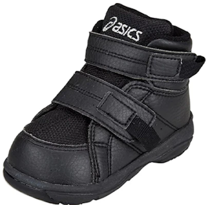嬰童 Asics GD.Walker Baby Hi 輕便透氣 高筒休閒跑步鞋 黑色 Lookbook 嬰童 Asics GD.Walker Baby Hi 輕便透氣 高筒休閒跑步鞋 黑色