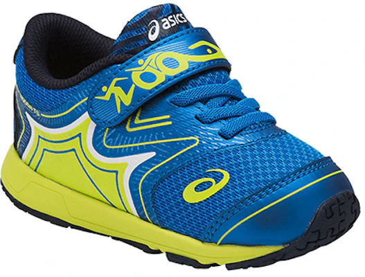 嬰兒 Asics Gel-Noosa 魔術貼休閒跑步鞋 藍黃拼色 Lookbook 嬰兒 Asics Gel-Noosa 魔術貼休閒跑步鞋 藍黃拼色