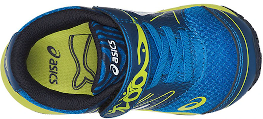 嬰兒 Asics Gel-Noosa 魔術貼休閒跑步鞋 藍黃拼色 Shop 嬰兒 Asics Gel-Noosa 魔術貼休閒跑步鞋 藍黃拼色