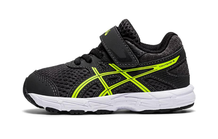 (Infant) ASICS Gel Contend 6 'Graphite Safety Yellow' 1014A085-023