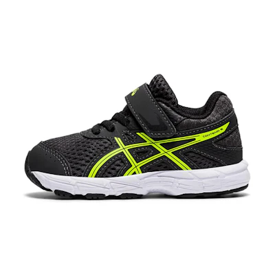 (Infant) ASICS Gel Contend 6 'Graphite Safety Yellow'