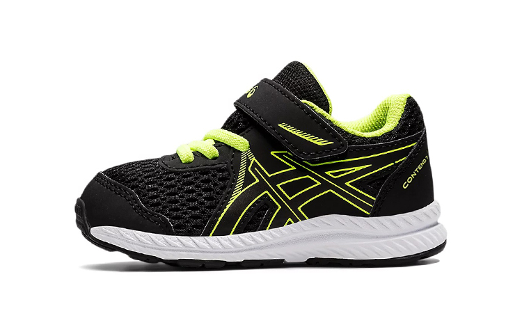 (Infant) ASICS Gel Contend 7 'Black Hazard Green' 1014A193-005