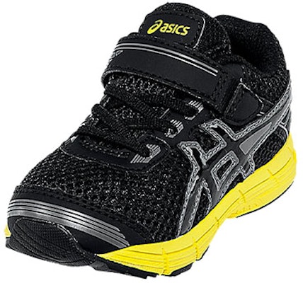 嬰兒 Asics GT-1000 4 舒適透氣運動鞋 黑黃 Lookbook 嬰兒 Asics GT-1000 4 舒適透氣運動鞋 黑黃