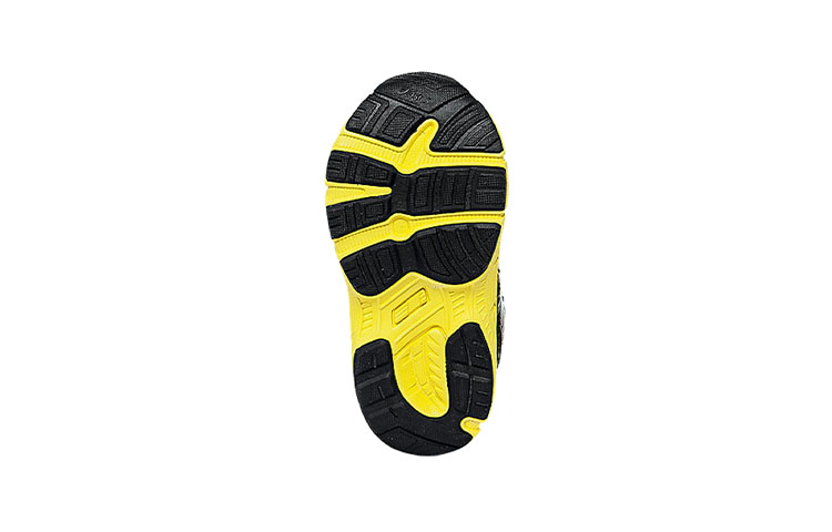 Shop (TD) ASICS GT-1000 4 'Negro Amarillo' C555N-9099