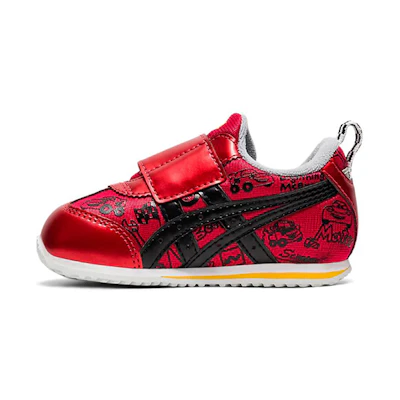(Infant) ASICS Idaho Baby 'Red Black Velcro'