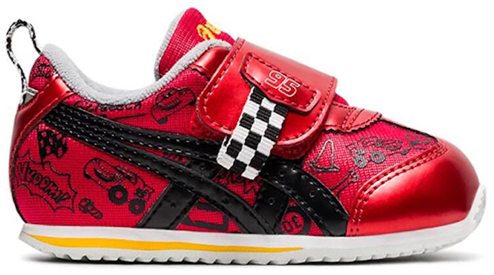 (Infant) ASICS Idaho Baby 'Red Black Velcro' 1144A186-600 Order (Infant) ASICS Idaho Baby 'Red Black Velcro' 1144A186-600